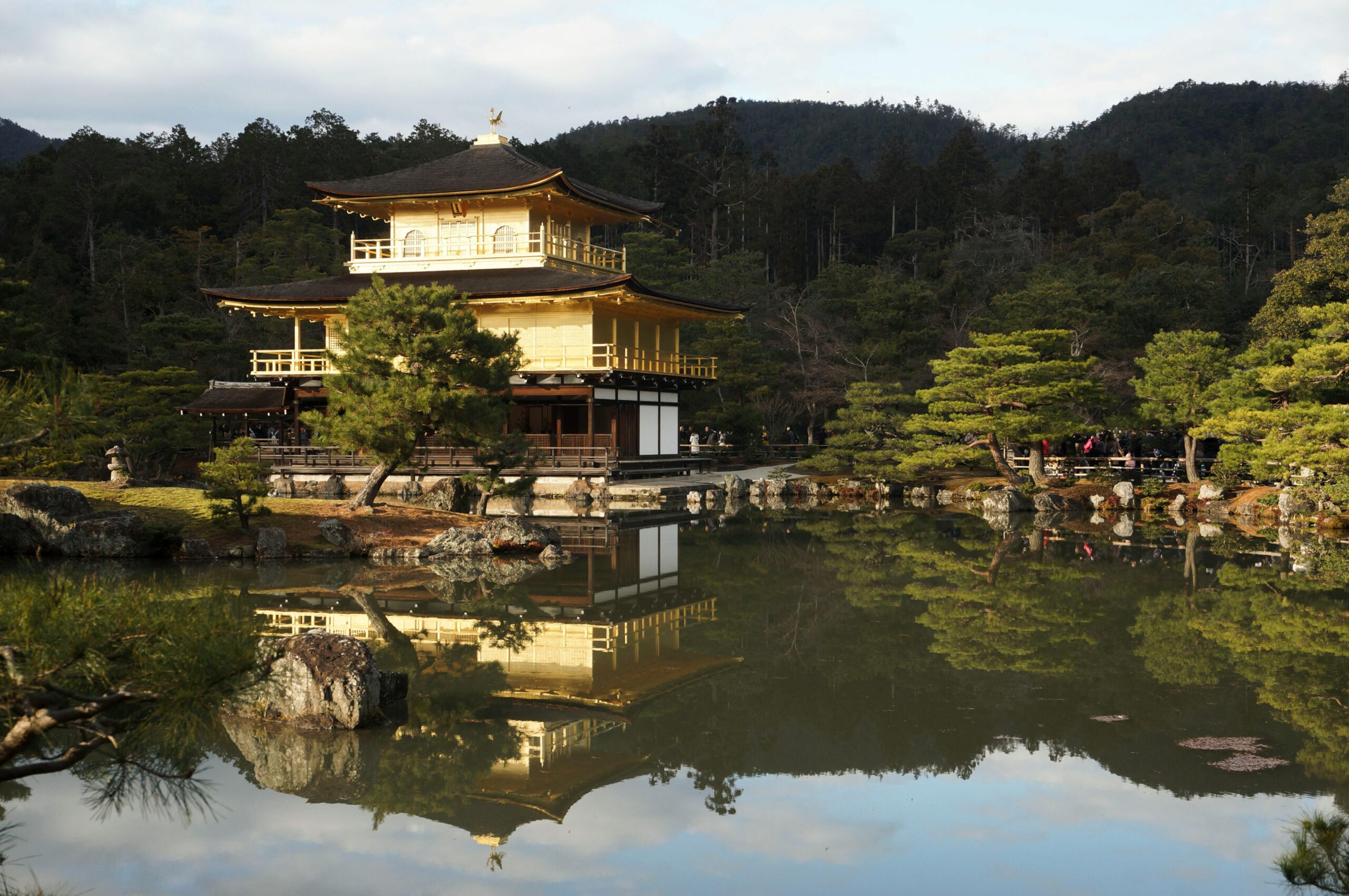 Kinkaku Ji Tempel In Kyoto